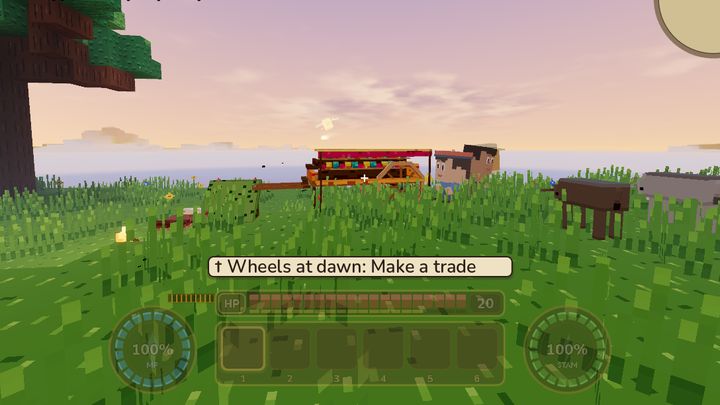 Traders at dawn