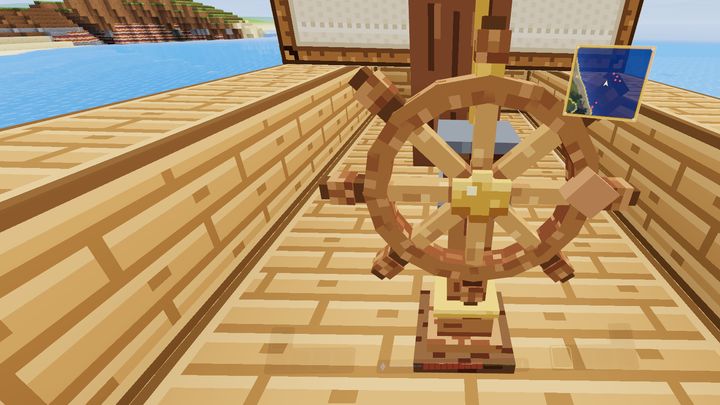 A ship's wheel