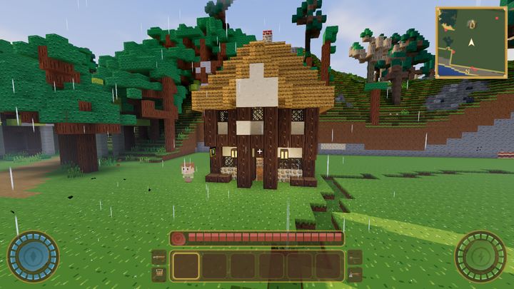 A thatched tavern