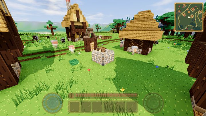 A village square